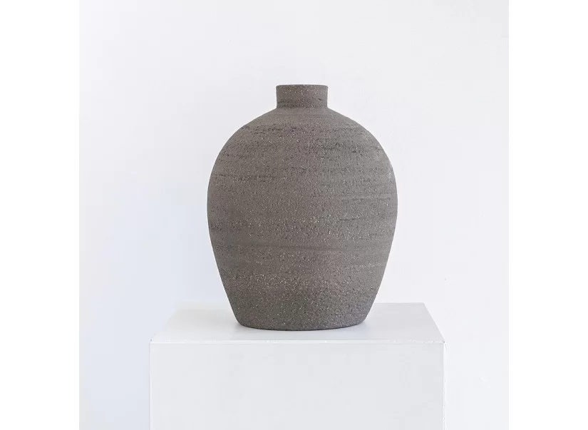 Vase | dunkelgrau